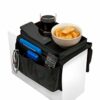 iN HOME Armrest Organiser with Table top for Snacks and Drinks - Sofa Arm Tray with Remote Control Holder - 6 Pocket Easy Access Storage for Book