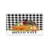 URFEDA Decorative Doormat Autumn Harvest Seasonal Thanksgiving Floor Entrance Door Mat Thanksgiving Doormat Welcome Doormat for Outdoor Front Doo