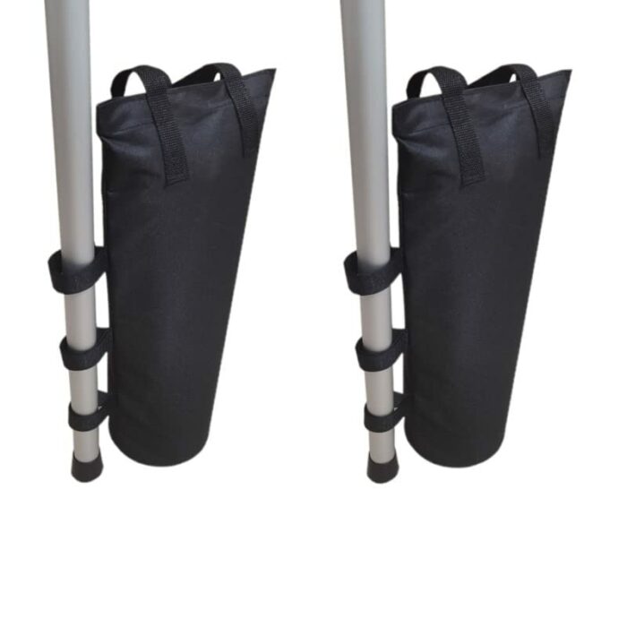 HOUSON 2PCS Gazebo Sandbag Set，600D Oxford Sandbags Weight Bags Gazebo Feet Sandbags Stand 50 cm x 22 cm