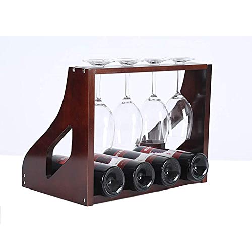 BVDSG Tabletop Wood Wine Holder, Countertop Wine Rack, Perfect for Home Decor & Kitchen Storage Rack, Bar, Wine Cellar, Cabinet, Pantry, Etc