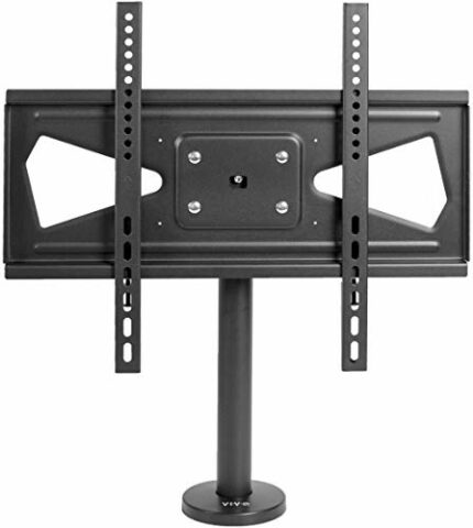VIVO Swivel Bolt-Down TV Stand for 32 to 55 inch Screens, Desktop VESA Mount, Sturdy Tabletop TV Display (STAND-TV00M4)