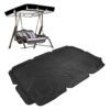 TITA-DONG Swing Canopy Replacement Cover, 600D Silver Coated Oxford Fabric Replacement Canopy Top Cover, Waterproof Replacement Canopy for Patio