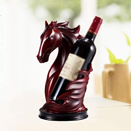 CZDYUF Resin Wine Bottle Stand, Creative Wine Rack Single Bottle Tabletop Holder for Home Decor Crafts Ornaments