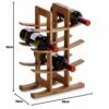 Zeller 13580 Wine Shelf Bamboo 29 x 16 x 42 cm