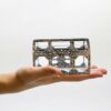 Balacoo Pirate Treasure Box Plastic Clear Treasure Box Mini Treasure Chest Candy Chest Box for Collectibles Coin Kids Party Supplies