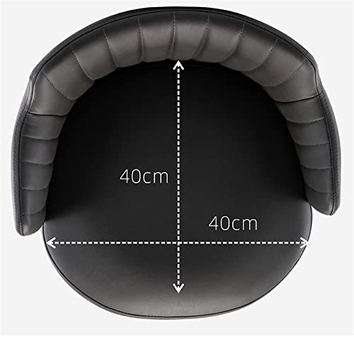 Bar Stools with Back Adjustable Swivel Barstools with Footrest Kitchen Counter Height Dining Chairs Gaslift Metal Legs with Footrest Upholstered