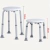 Bath Stools,Bathroom Anti-Skid Portable Folding Chair Pregnant Women Elderly Light Shower Chair
