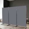 YASRKML 3 Panel Partition Room Divider, Folding Privacy Screen for Office, Room Separators Divider Freestanding Indoor Changing Divider Screen Pa