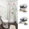 4 Pcs 25mm Shower Door Rollers, Replacement Sliding Shower Door Runners Wheels for 4-6mm Glass, Curved Shower Door Rollers, Shower Enclosure Acce