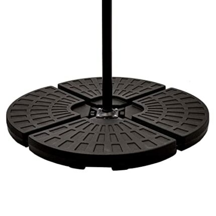 Mondeer Sonnenschirm, Ø300 cm Ampelschirm, Freitragender Regenschirm, Gartenschirm, 3M Alu Gartenschirm, Höhenverstellbarer Kurbelgriff, Wasserdi