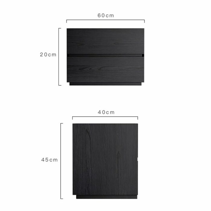 JJZXD Side Cabinets Carbonized Black Sofa Corners Several Lockers With Drawers Bedside Tables