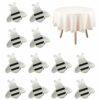 12Pcs Magnetic Tablecloth Weights, Extra Heavy Tablecloth Weight, Outdoor Magnetic Curtains, Stainless Steel Weights for Tablecloth Curtains for