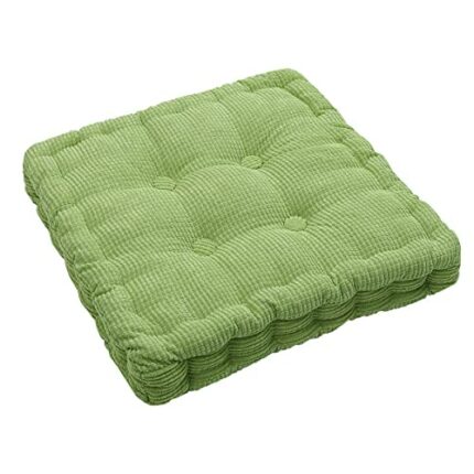 ASDF Garden Furniture Pad, Outdoor/indoor Water Thicken 2 Seater Bench And Patio Furniture Pad Cushion 45x45cm green-2