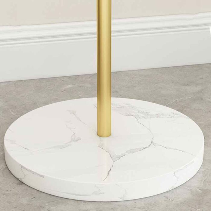 DLOETT Floor Hall Golden Metal Clothes Hanger Standing Coat Rack Foot Garment Entrance Coat Rack Home Furnitur