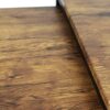 ASPECT Alana Set of 3 Nesting Table-Vintage Wooden Tops/Steel Black Legs, 40x40x42 cm