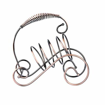 ZYZMH Creative Spring Handle Wine Rack Portable Wine Display Shelf Holder Durable Wine Storage Rack Organizer Bar Decorations