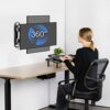 Suptek TV Wall Bracket Mount Swivel and Tilt for Most 15"-32" LED, LCD, OLED Flat Screen TVs and Monitors with VESA 75x75-100x100mm up to 13kg Fu