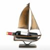 ZYZMH Sailing Wine Bottle Holder Iron Art European Creative Wine Rack Classic Bottle Storage Holder Practical Decoration