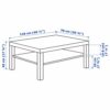 Ikea LACK coffee table, 118x78 cm, white stained oak effect