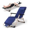 Sywlwxkq Zero Gravity Chairs, Lounger Deck Chairs, Folding Reclining Chairs, Beach Chairs, Sun Lounger, Super Width 55 CM, Beach Patio Garden Cam