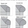 Armrest Covers Set of 2 Stretch Armchair Arm Covers Soft Sofa Arm Covers Non-Slip Furniture Protector