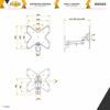 RICOO TV Bracket Tilt Swivel for 15-42 Inch for LED LCD OLED Curved and Flatscreens S2022 Monitor Wall Mount Universal for VESA 100x100-200x200