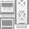 BYFU White Side Table, Small End Table with Storage Shelf, 3-Tier Nightstand Bedside Table Bookshelf Bookcase Display Rack for Small Spaces Bedro