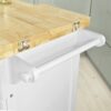 FEER Kitchen Trolley with Extendable Worktop Storage Trolley Cart with Dining Bar Table