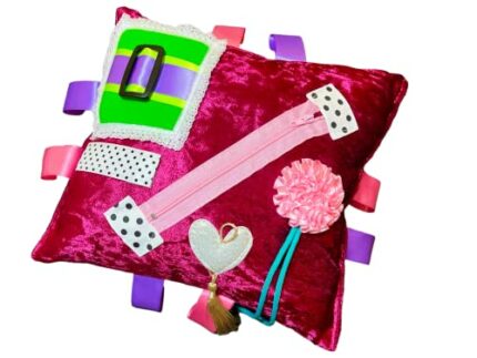Pretty Pink Jazzy Beanbag Cushion - Sensory Tactile Dementia/ Autism Spectrum/ ADHD, Activity Product