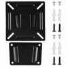 NMD&LR TV Wall Mount Bracket, Universal Slim and Strong Wall Mount Holder for 14-24in LCD LED Monitor Flat Screen, Load Bearing Up to 15KG
