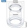 Shiwaki 3 Sets 2 Inch Patio Table Umbrella Hole Ring and Cap Set, Standard Size Umbrella Thicker Hole Ring Plug and Cap Set Table Umbrella Hole R