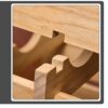 ZYZMH Classical DIY Wooden Wine Bottles Holder Wine Storage Rack Stand Storage Rack Bar Drinking Display Shelf Free Combination