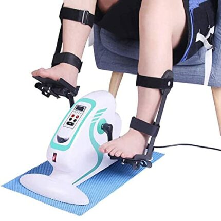 LUNEZY Assisted Bicycle Electric Rehabilitation Bike Pedal with Protective Gear Fitness Exercise Bike for Hand Arm Leg Knee