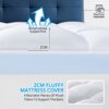 ELEMUSE Memory Foam Mattress Topper for Back Pain Relief-Mattress Topper Double Bed with Washable Cover, with OEKO-TEX & CertiPUR-US (Double Size