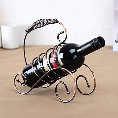 NEOCHY Sphandle Wine Rack Portable Wine Display Shelf Holder Durable Wine Storage Rack Organizer Bar Decorations