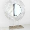 GreyZouq Scandinavian Style Table Mirror - Natural Wood Effect