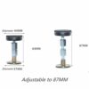 XIAOHONG 4 Pcs Adjustable Threaded Bed Frame Anti-Shake Tool Support,Bedside Headboards Prevent loosening Anti-Shake Fixer,Bedside collision prev