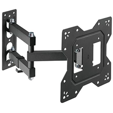 Allcam L293XS Universal Swivel Arm TV Wall Bracket for 19-32 inch LCD/LED TV w/Free 360° Pan Tilt 12° Max Mount Size 200x200mm Holds up to 30KG W
