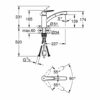 GROHE QUICKFIX Start - Kitchen Sink Tap Mixer with Pull-Out Dual Spray (Low Spout with 90° Swivel Area, 1-Hole Easy Install with Fast Fixation, R