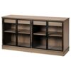 IKEA LANESUND sideboard, 161x47x81 cm, grey-brown