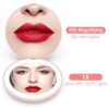 wobsion Compact Mirror with Light, 1x/10x Magnification Travel Makeup Mirror, Handheld 2-Sided Mirror, Compact Mirror for Purses, 3.5 inch Small