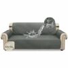Granbest Waterproof Sofa Cover 3 Seater Non-Slip Sofa Slipcover with Elastic Straps, Washable Sofa Protector for Kids, Pets, Dogs, Cats Four Seas