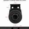2 Pcs Garden Swing Plastic Fittings, Swing Frame Plastic Fitting to Attach Canopy Frame to Swing Frame, Match Diameter 20-23mm Swing Chair Frame