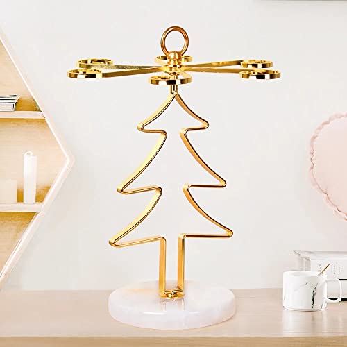 TFIIEXFL Wine Glass Holder, Christmas Tree Countertop Wine Glass Holder, Elegant Freestanding Table Top Goblet Wine Glass Holder