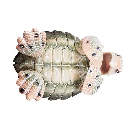 Turtle Wine Bottle Holder, Nautical Décor, Freestanding Tabletop Decoration, 5 Inches