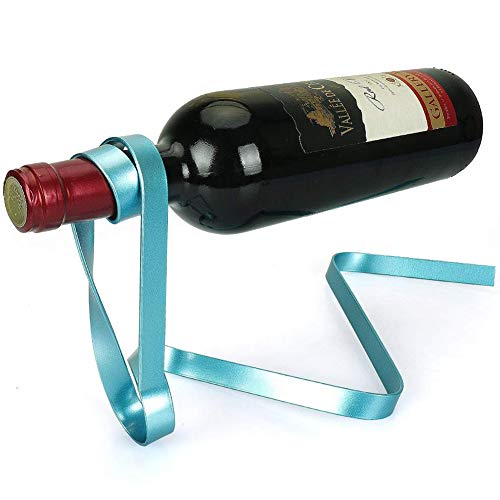 ALREMO HUANGXING - Creative Rope Wine Racks, Magic Shining Rope Wine Bottle Holder, Floating Illusion Stand for Home Kitchen Bar Accessories Deco