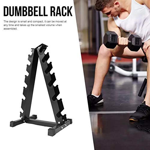ZXYWW Weight Racks Strength Training Equipment, 6 Tier Dumbbell Rack Plate Trees for Home Gym Weight Lifting, Load-Bearing 880Lb