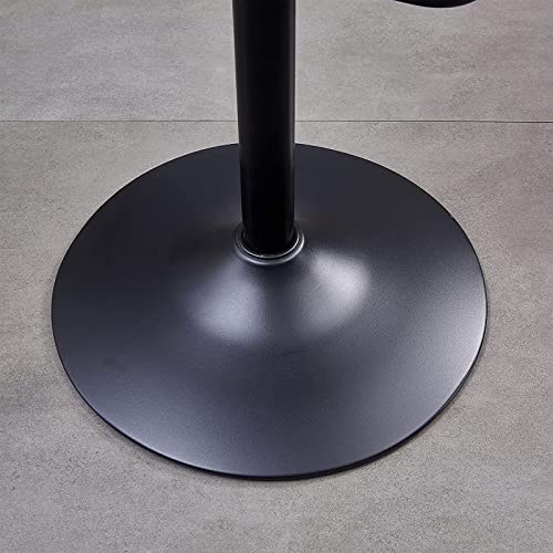 Bar Stools with Back Adjustable Swivel Barstools with Footrest Kitchen Counter Height Dining Chairs Gaslift Metal Legs with Footrest Upholstered