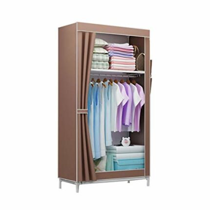 JYDQM DIY Non woven Folding Portable Wardrobe Bedroom Furniture Bedroom Storage Cabinet