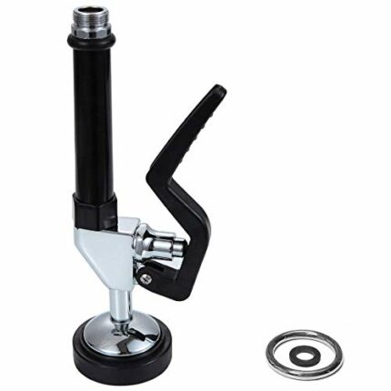 Pre-Rinse Spray Shower Head Pull Down Swivel Sink Sprayer Head Valve Replacement Part Handheld Faucet Accessories Chrome Finished for Commercial